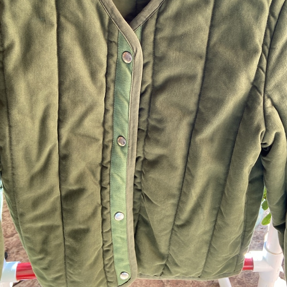 Rag & Bone Liner Quilted Slub Cotton Canvas Jacket - Picture 4 of 10
